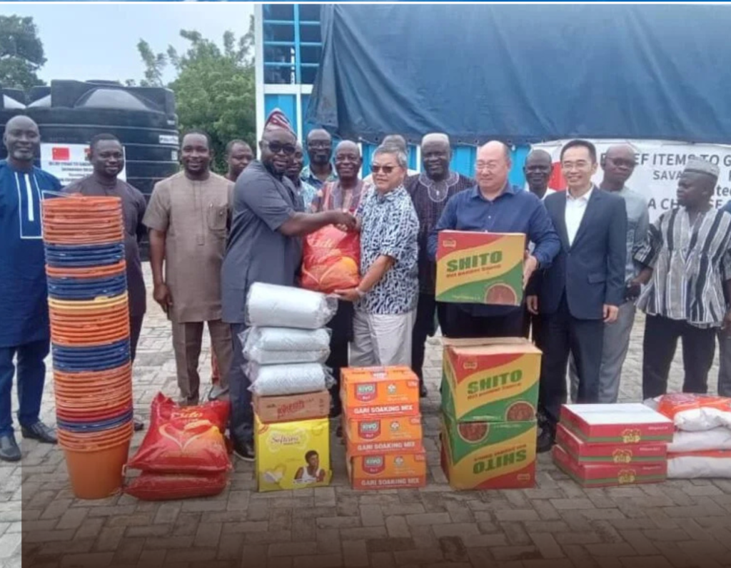 Chinese Community Extends Humanitarian Aid to Gbenyiri Conflict Victims in Ghana