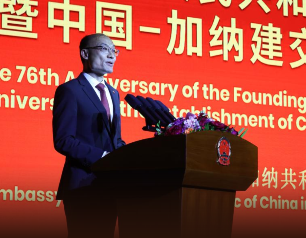 Chinese Embassy in Ghana Hosts Grand Reception for PRC & Diplomatic Anniversary Celebrations