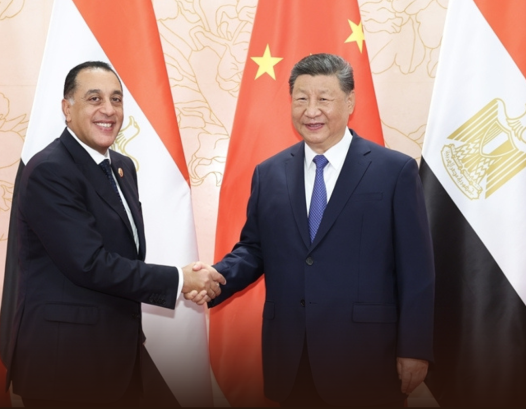 Xi Jinping Meets Egyptian Prime Minster Madbouly