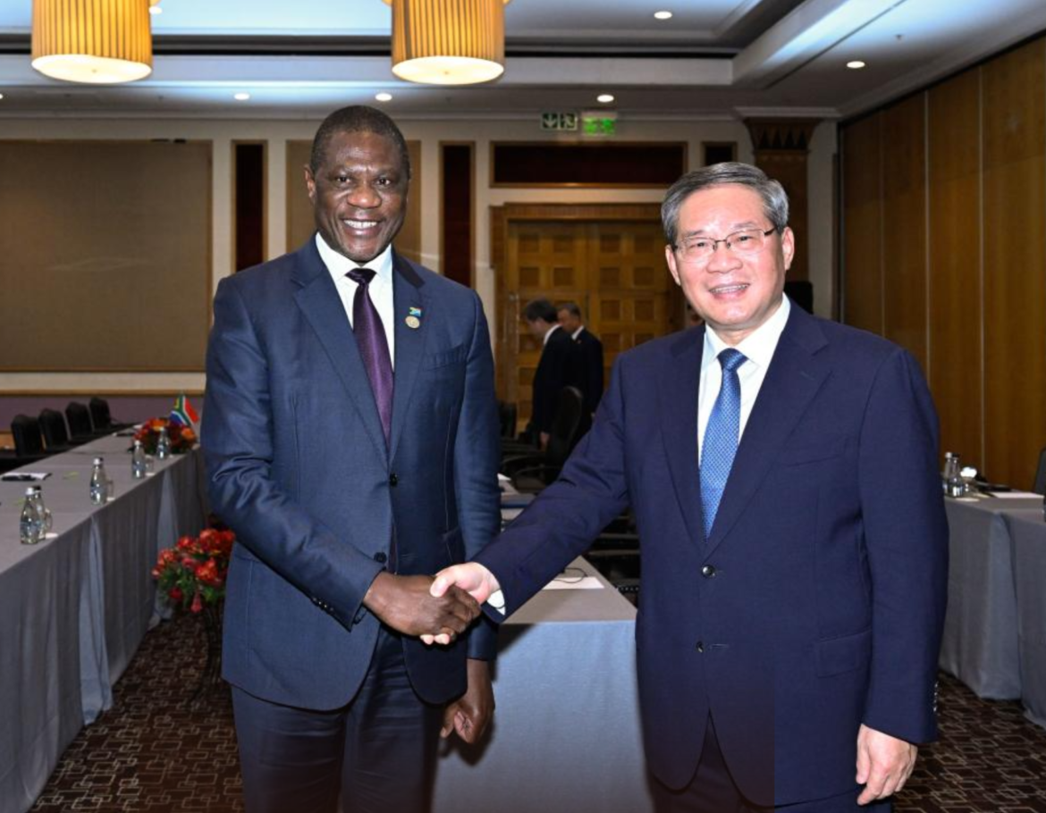 China Pledges to Deepen Strategic Cooperation with South Africa - Premier Li