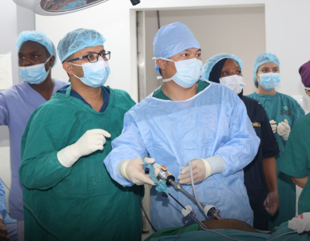 Chinese Surgeons Perform Zanzibar's First Laparoscopic Hernia Repair
